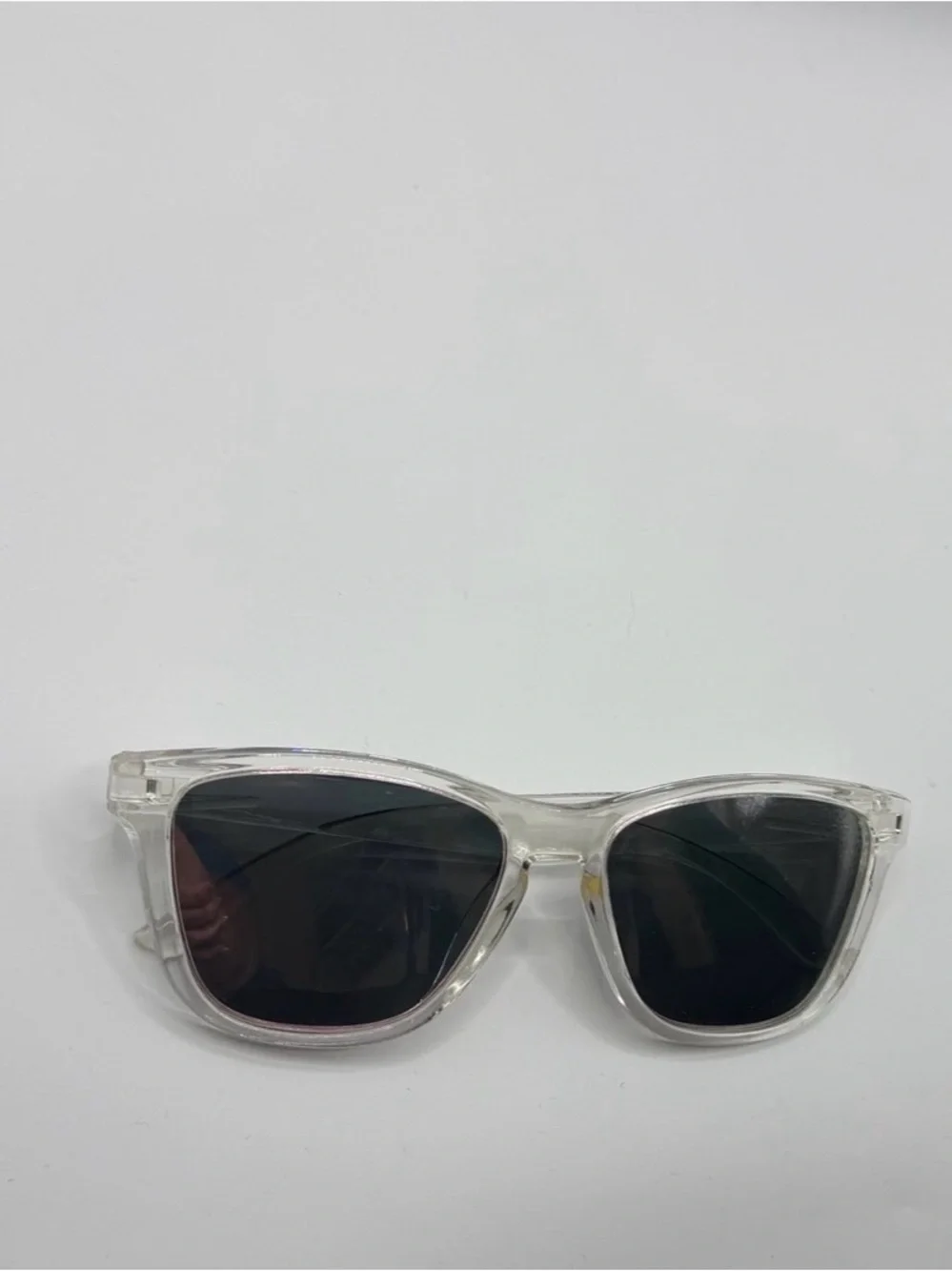 2 Pair Fashion Sunglasses Bundle Pink & Clear Transparent Frames UV400